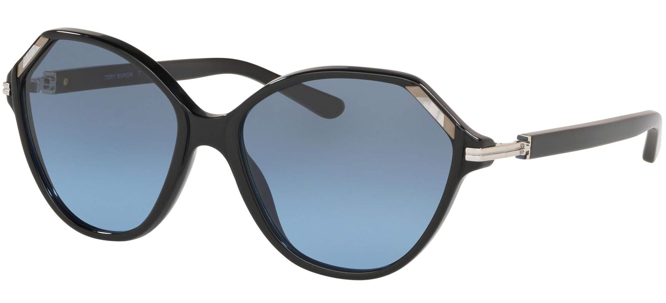 Amazon.com: Tory Burch Blue Gradient Geometric Men's